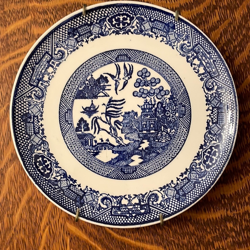 Plate with Wall Hanging